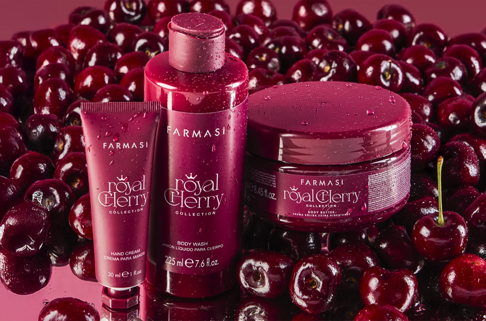 FARMASI SHOWER GEL CHERRY&ALMOND 300   L